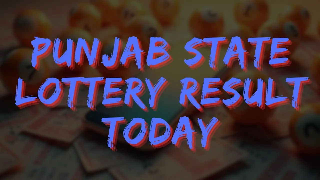 punjab state lottery result today